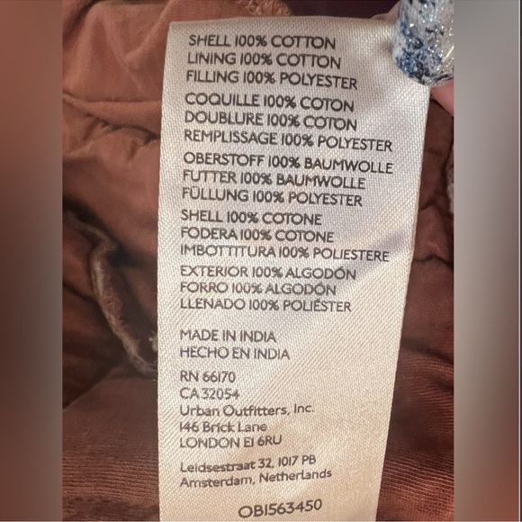 ANTHROPOLOGIE PILCRO & THE LETTER PRESS
QUILTED BOMBER HOODIE XL CROP JACKET - Picture 7 of 10